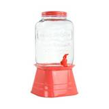 Dispensador para agua 2gal rosado chiara