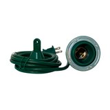 Socket plastico para jardin con estaca y cable 6' (1.82 m)