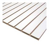 Lamina melamina mdf ranurada 4x8 18mm blanco