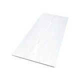 Cielo falso de pvc blanco madera 6 x 0.25 m