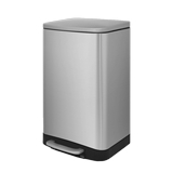 Basurero de acero inox con pedal 40l svelte