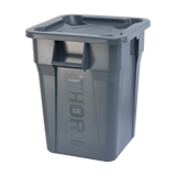 Caja de plástico para alimentos con tapa 150 l gris