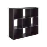 Organizador de madera 9 secciones color expresso