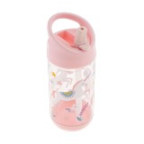 Botella para agua para niña 350ml unicornio