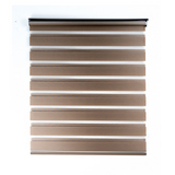 Cortina roller zebra 100 x 170 cm café