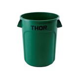 Basurero plastico 121l verde thor