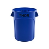 Basurero plastico 121l azul thor