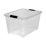 Caja organizadora plastica 50.16lt transparente