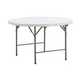 MESA PLASTICA PLEGABLE REDONDA 180X73.5CM