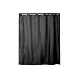 Cortina para ducha de poliester 2x1.8m negro cuadros