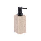 Dispensador de jabon liquido de resina 260ml beige