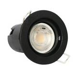 Lampara de empotrar al piso led 6w gu10 teresa 90 black