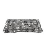 Cama para perro grande tipo manta gris 100 x 70 cm