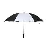 Sombrilla tipo gold automatica 73.66cm negro/blanco