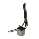 Triturador de papa de acero inox 27x10cm plateado
