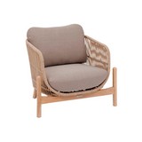 Sillon para exterior 231x79.5x78cm taupe deona