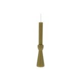 Candela decorativa 25.5 cm verde estilo candelabro