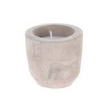 Candela decorativa con frasco de cemento 5.7 cm 4 pzas