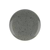 Plato de ceramica redondo 19 cm gris dessert dia