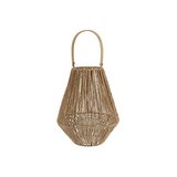 Linterna decorativa de yute/madera 31 cm nb1720540