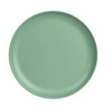 Plato de melamina redondo 25 cm verde