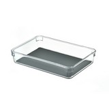 Caja organizadora plastica 24x16x4.5 cm con antides