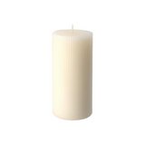 Candela pillar white 7x14 centimetros