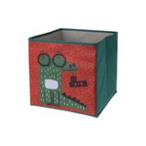 Caja organizadora de tela 30x30x30 cm cocodrilo