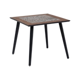Mesa auxiliar cuadrada lambada  74 x 85 x 85 cm