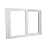 Ventana de pvc doble corrediza 1.2  x 1m blanco serie 56