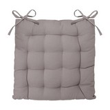 Cojin para silla cuadrado 38x38cm gris