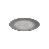 Plato de ceramica redondo 27cm gris atelier