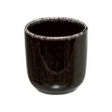 Vaso de ceramica 100ml negro earth inc