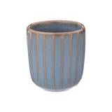 Vaso de ceramica 100ml azul sea view