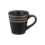 Taza de ceramica 80ml negro ethnikaa