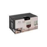 Copa de vidrio para vino 350ml verde naia sg