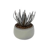 Planta artificial con maceta 18cm gris perla reac caf