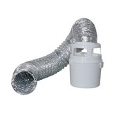 Ducto de ventilación con atrapamota de 4 pulg x 5 pies (10.16 cm x 1.52 m)