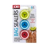 Clips para bolsas de alimentos de silicón 6 unidades