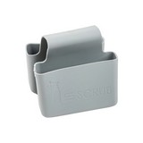 Organizdor de esponja doble de silicon gris