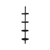 Organizador para ducha de tension 4 niv negro