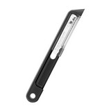 Pelador para verdura de plastico/acero 17.8 cm negro