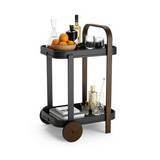 Mueble bar bellwood negro con café