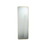 Espejo para pared de aluminio dorado 19.7x59 in