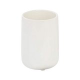 Vaso para maquillaje de ceramica 11.18 cm blanco vanity