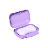 Jabonera de viaje plastica violeta