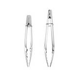 Tenaza para cocina de acero inoxidable 2 pzas