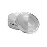 Tapadera de acero inox regular redonda 7.6 cm 3 pzas