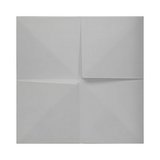 Panel decorativo de pvc pared 50 x 50 cm 3d rombos (12 piezas)