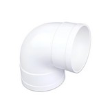 Codo pvc sanitario r/corto 100mm 4x90 pd